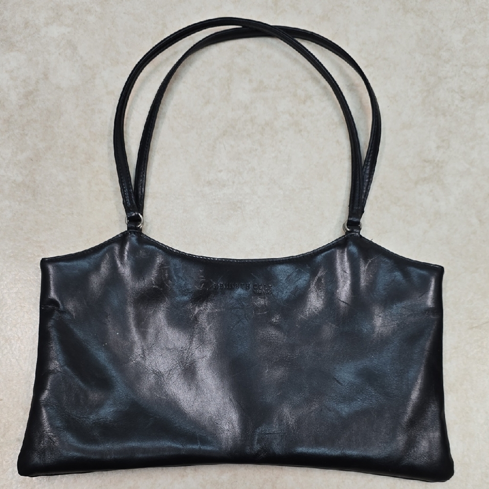 Kenneth Cole Black Leather Mini Bag
